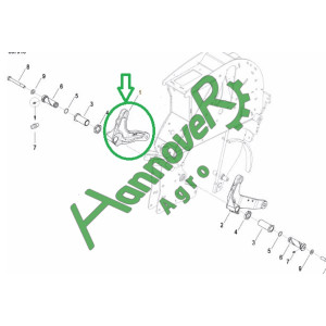 Кронштейн колеса A139439394 (А139439394) KVERNELAND